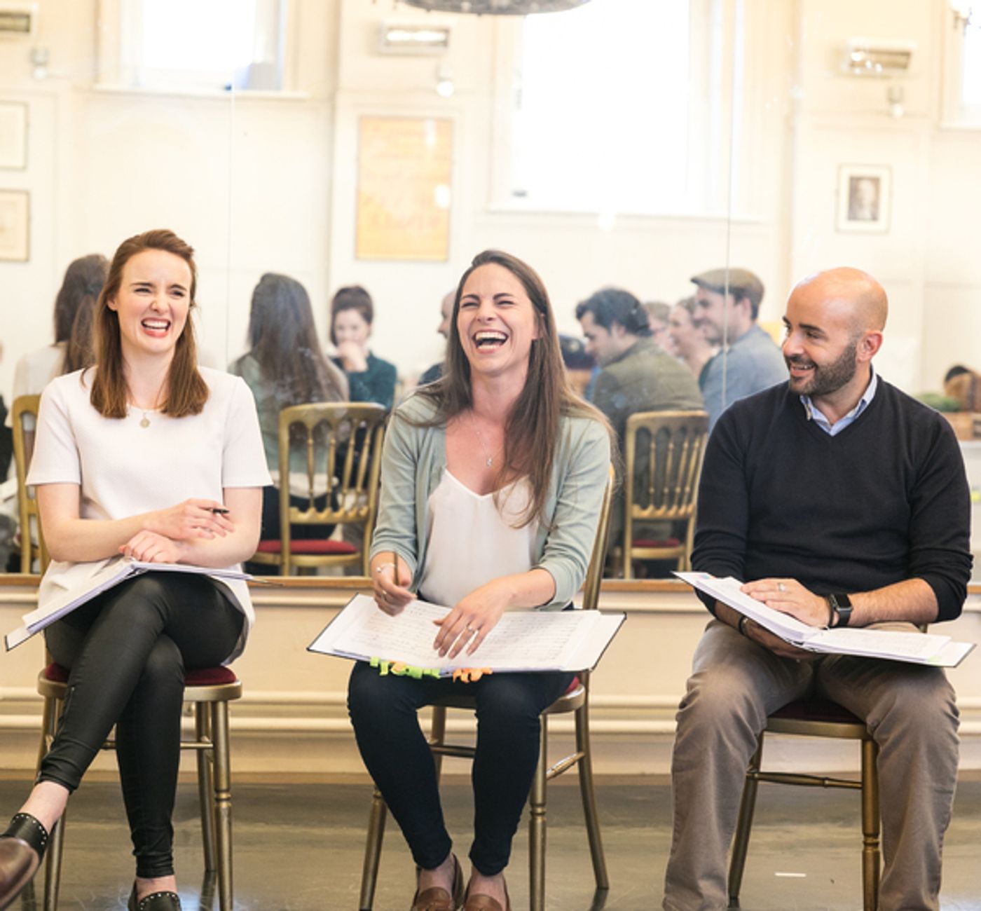 Photo Flash: In Rehearsals with Chris Peluso, Anna O'Brynne, and Cast of THE WOMAN IN WHITE Photo Flash: In Rehearsals with Chris Peluso, Anna O'Brynne, and Cast of THE WOMAN IN WHITE Image