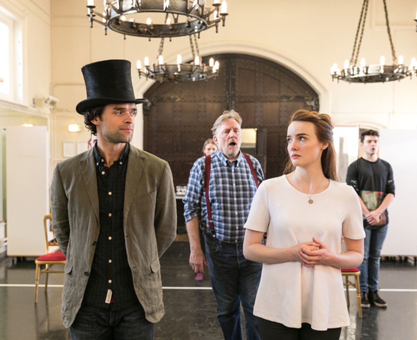 Photo Flash: In Rehearsals with Chris Peluso, Anna O'Brynne, and Cast of THE WOMAN IN WHITE Photo Flash: In Rehearsals with Chris Peluso, Anna O'Brynne, and Cast of THE WOMAN IN WHITE Image