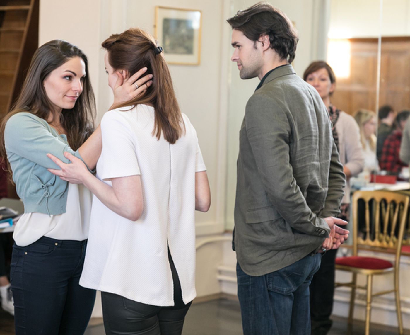 Photo Flash: In Rehearsals with Chris Peluso, Anna O'Brynne, and Cast of THE WOMAN IN WHITE Photo Flash: In Rehearsals with Chris Peluso, Anna O'Brynne, and Cast of THE WOMAN IN WHITE Image