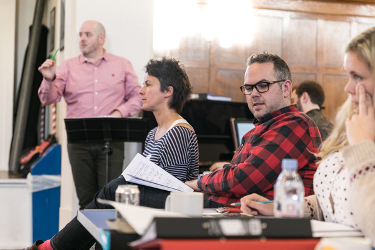 Simon Holt, Cressida Carre, and Thom Southerland at 