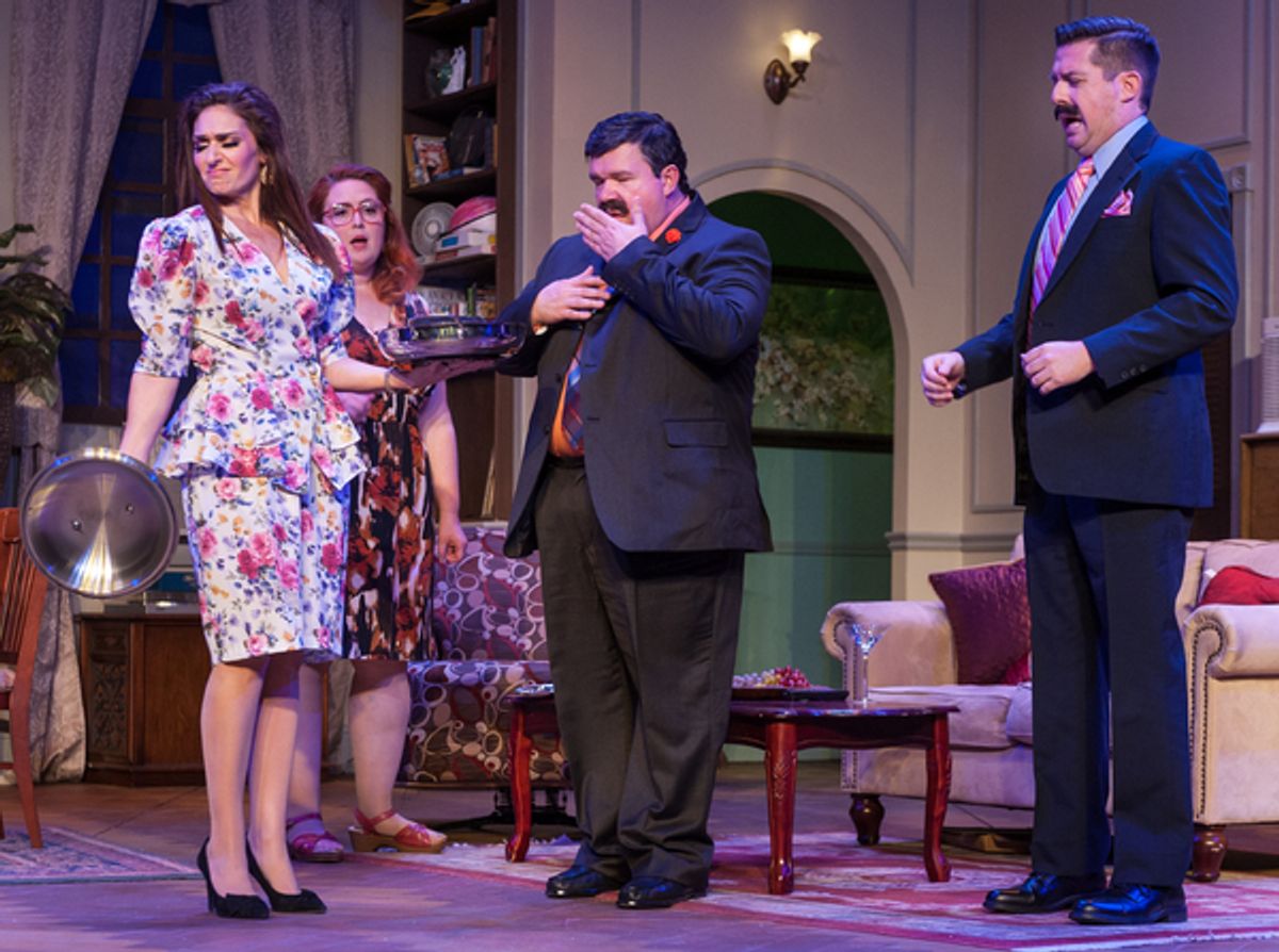 Florence Unger (Jessie Terrebonne), Olive Madison (Cammie West), Manolo Costazuela (Sean Patterson), Jesus Costazuela (Gary Rucker) at 