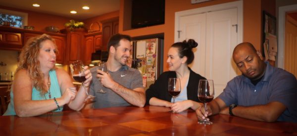 Torie Pate as Maureen, Phineas Clark as Ian, Becca Howell as Ella and Derek Snow as P Photo