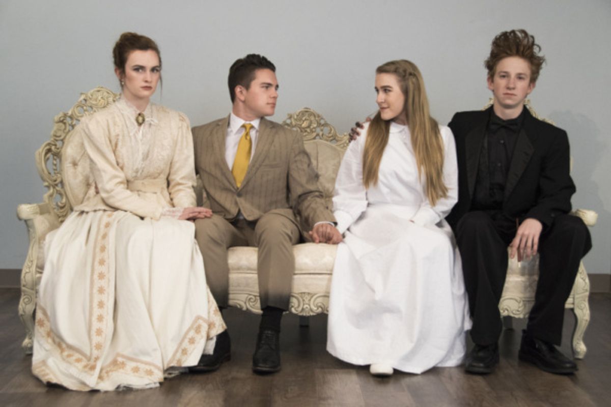 Chrissy Milich, Andy Stratton, Hannah Winkle at 