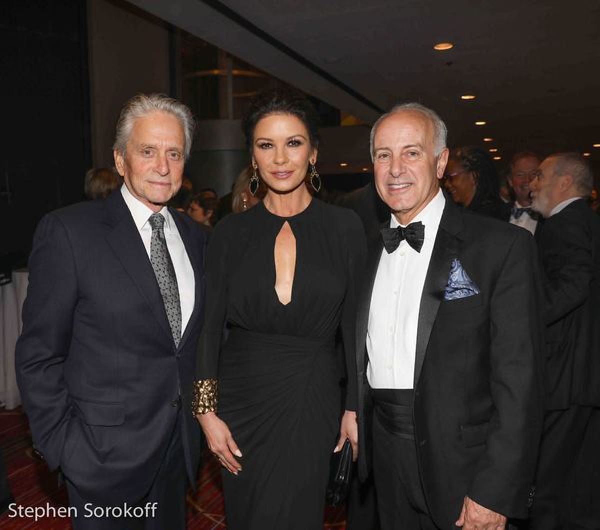 Michael Douglas, Catherine Zeta-Jones, Joseph P. Benincasa at 