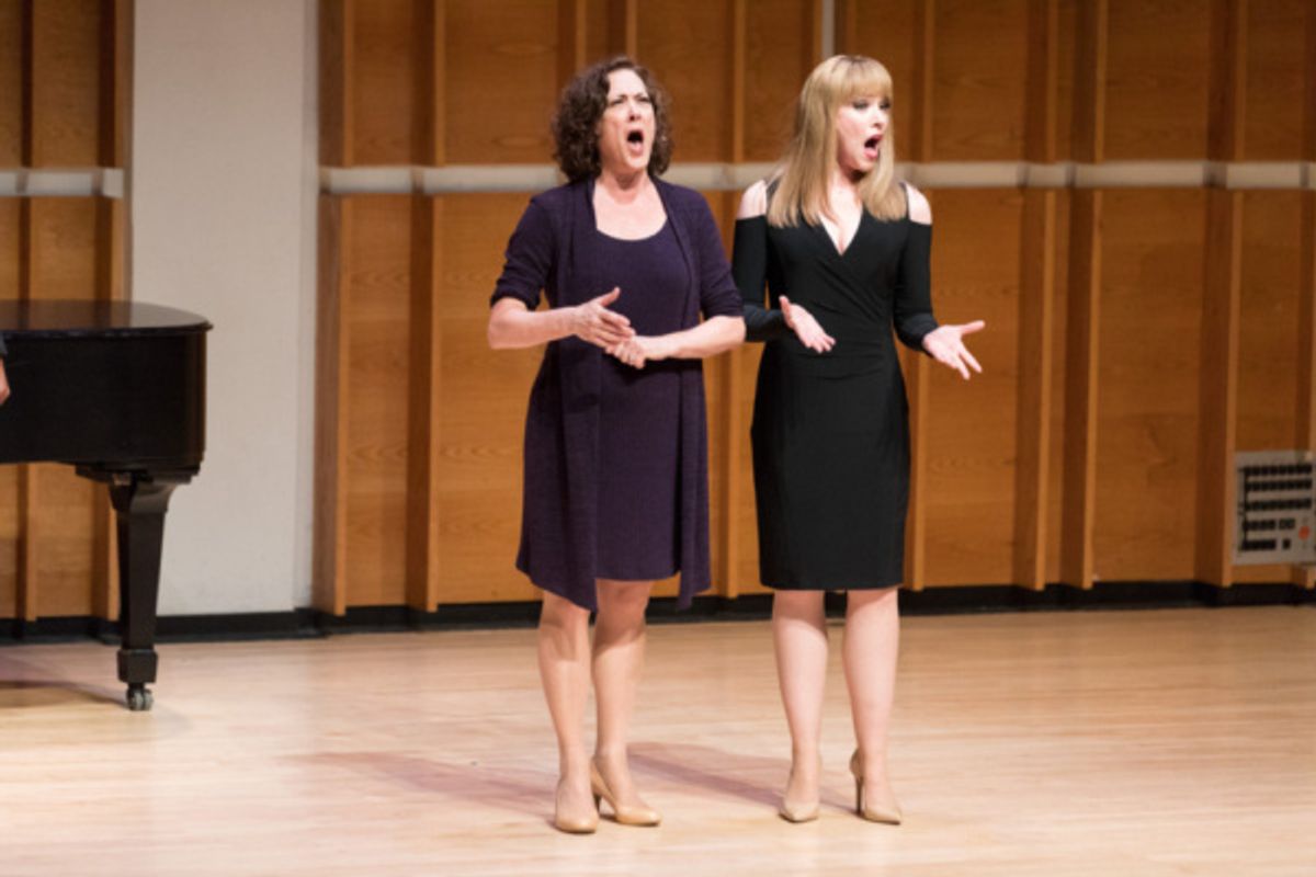 Karen Ziemba and Emily Skinner at 