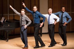 Daniel Plimpton, Michael Halling, David Garrison and Shavey Brown @ BroadwayWorld Daniel Plimpton, Michael Halling, David Garrison and Shavey Brown Photo