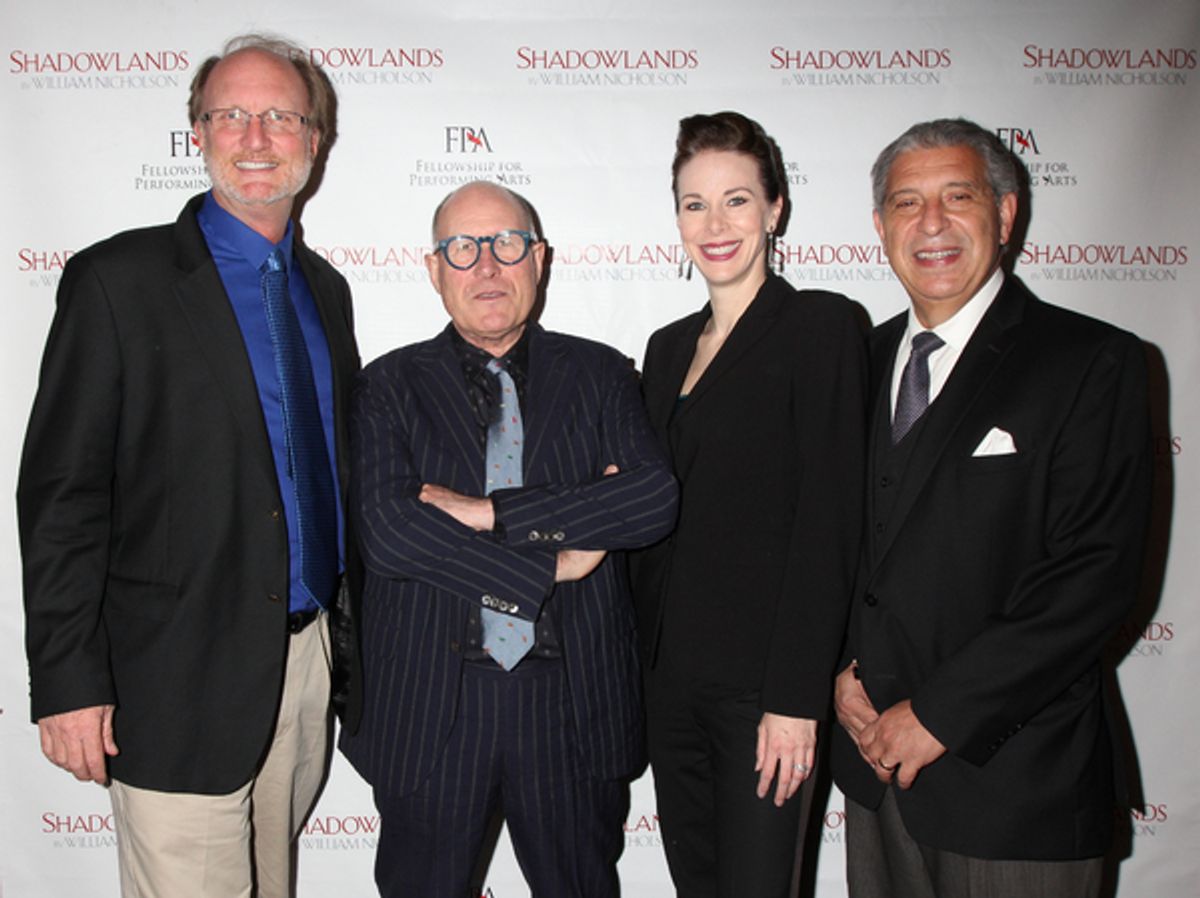 Ken Dension, William Nicholson, Christa Scott-Reed, and Max McLean at 