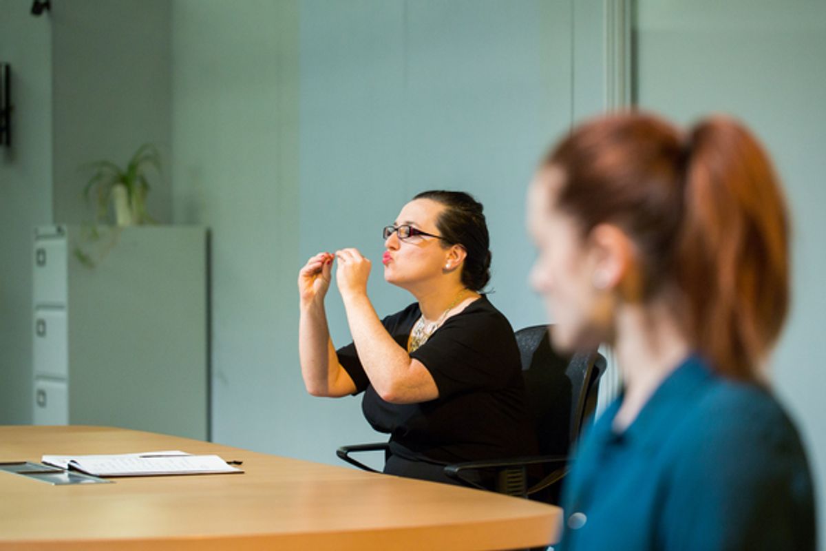 Fifi Garfield and Abigail Poulton at 