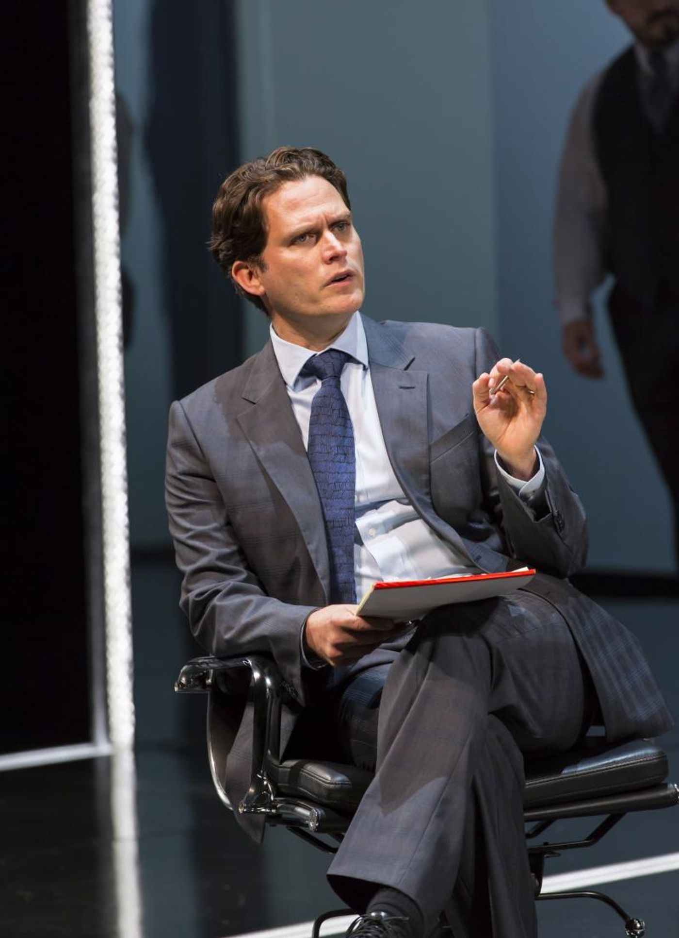 Review:  Steven Pasquale Deals To Deceive in  Ayad Akhtar's Wall Street Drama, JUNK  Image