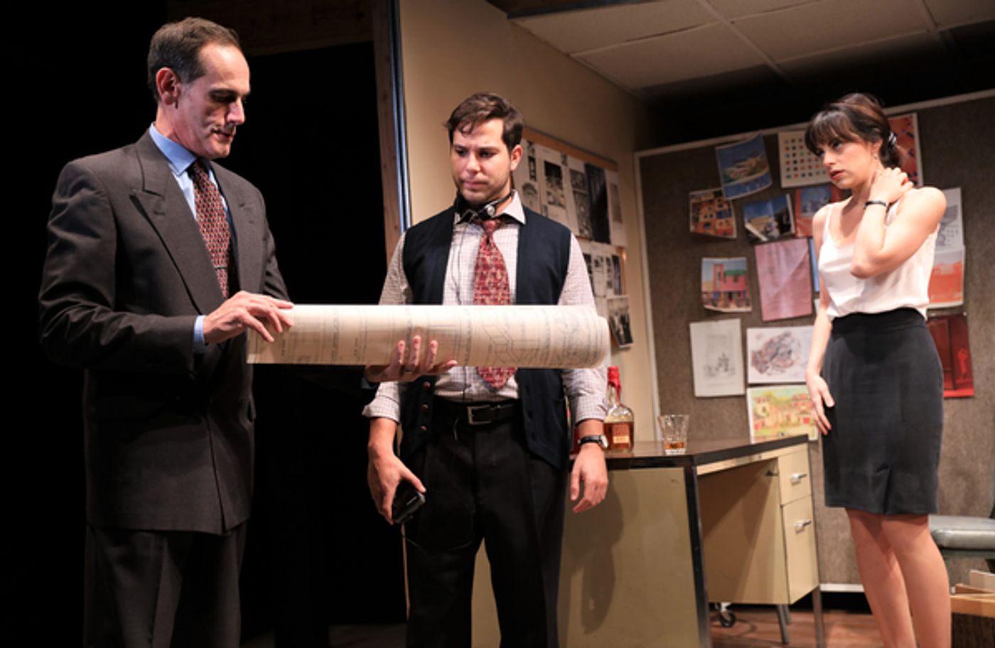Photo Flash: First Look at Skylar Astin, Marg Helgenberger, Krysta Rodriguez and More in WHAT WE'RE UP AGAINST Off-Broadway  Image