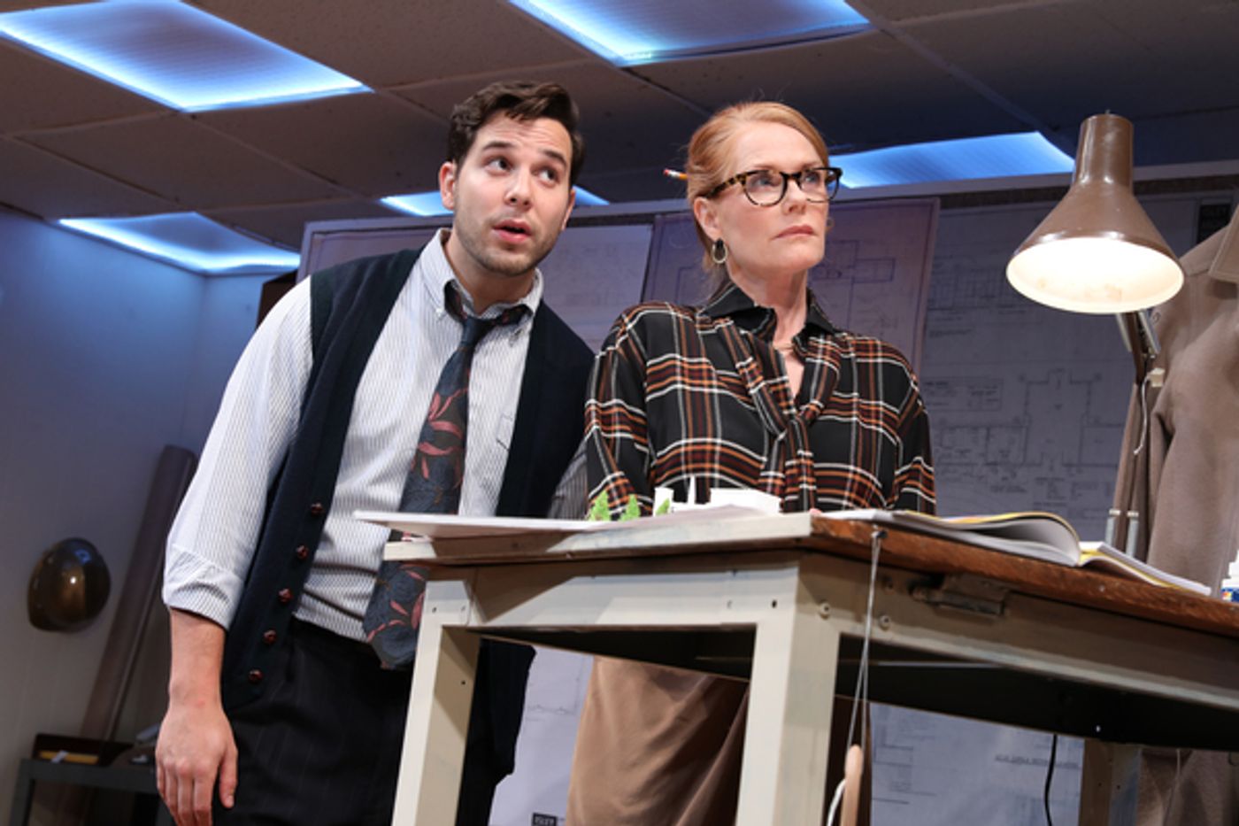 Photo Flash: First Look at Skylar Astin, Marg Helgenberger, Krysta Rodriguez and More in WHAT WE'RE UP AGAINST Off-Broadway  Image