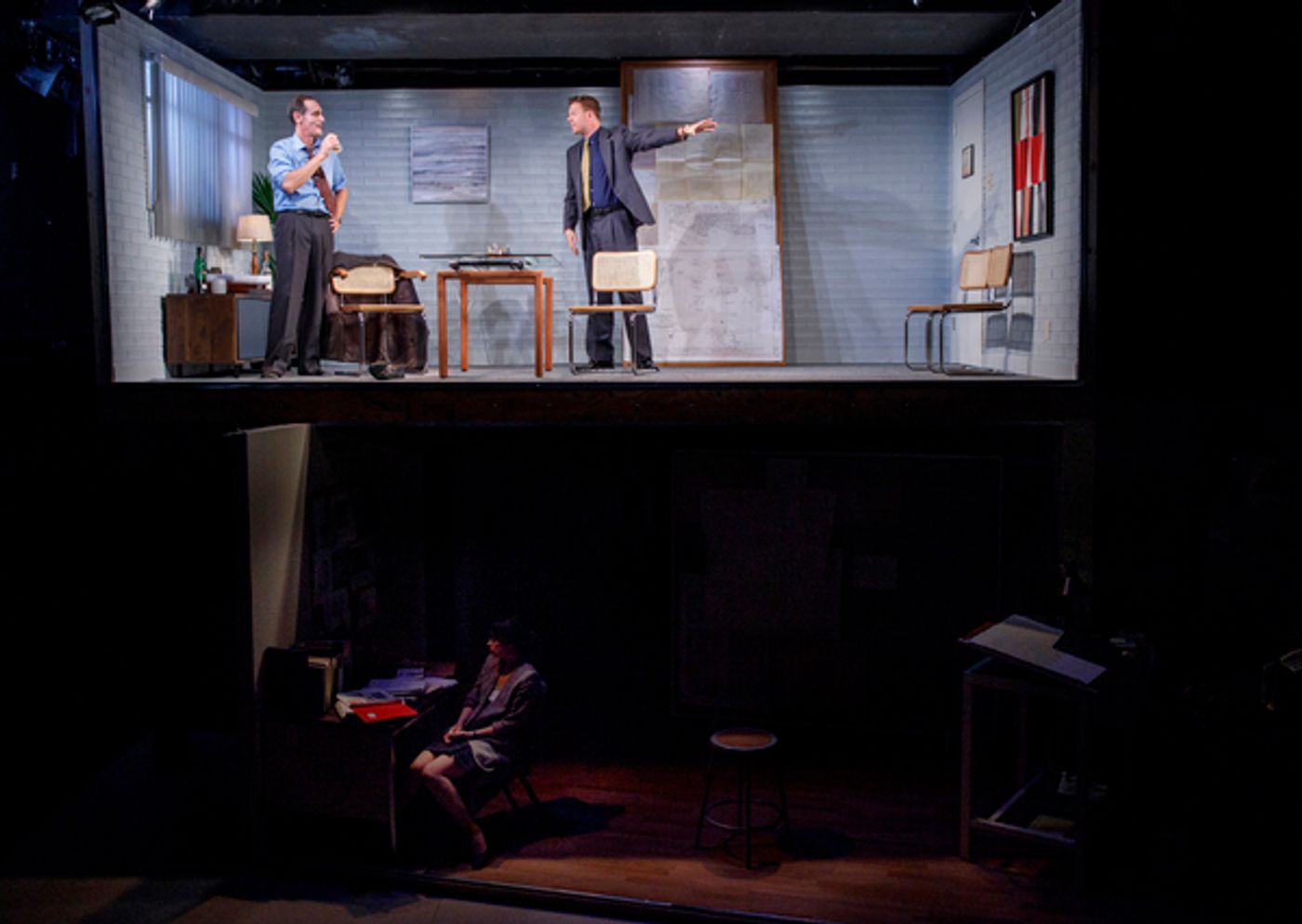 Photo Flash: First Look at Skylar Astin, Marg Helgenberger, Krysta Rodriguez and More in WHAT WE'RE UP AGAINST Off-Broadway  Image