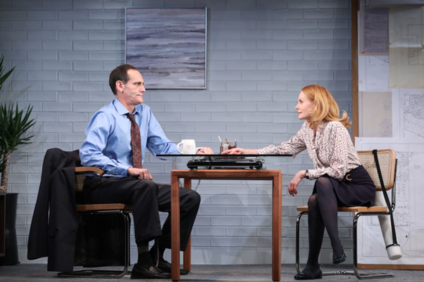 Photo Flash: First Look at Skylar Astin, Marg Helgenberger, Krysta Rodriguez and More in WHAT WE'RE UP AGAINST Off-Broadway  Image