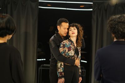 Wang Min (Jackie Chung), Lin Bo (Louis Changchien), Joyce (Jessica Kaye), and Bob (St Photo