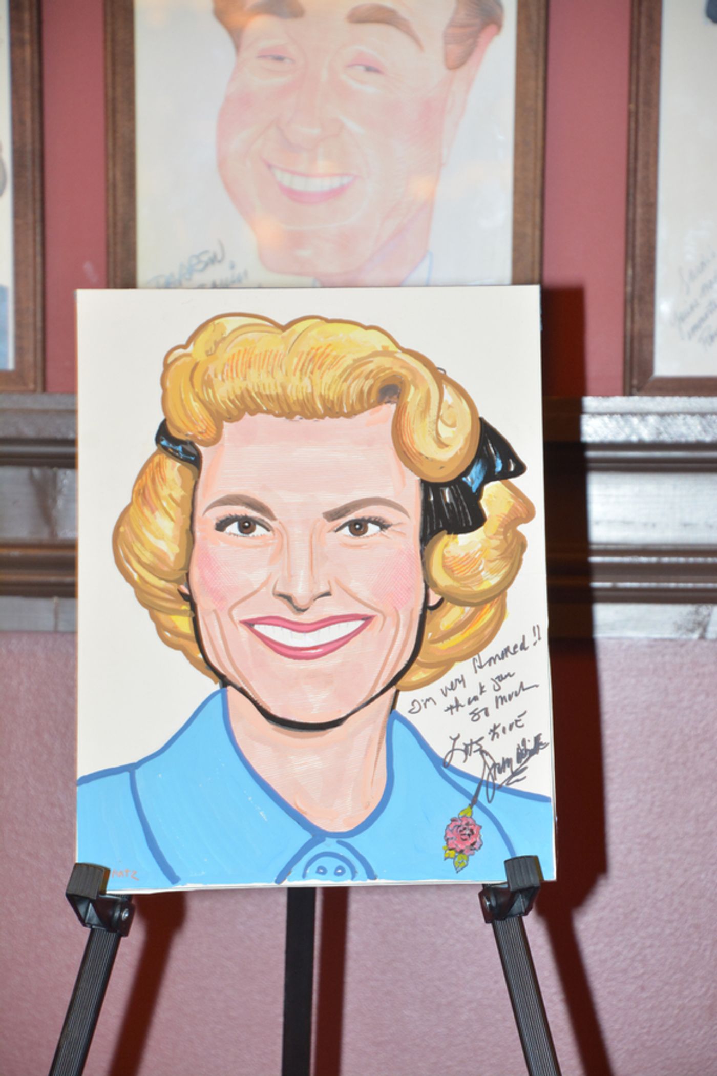 Photo Coverage: Showbiz Legend Miss Rose Marie Gets Caricature at Sardi's  Image