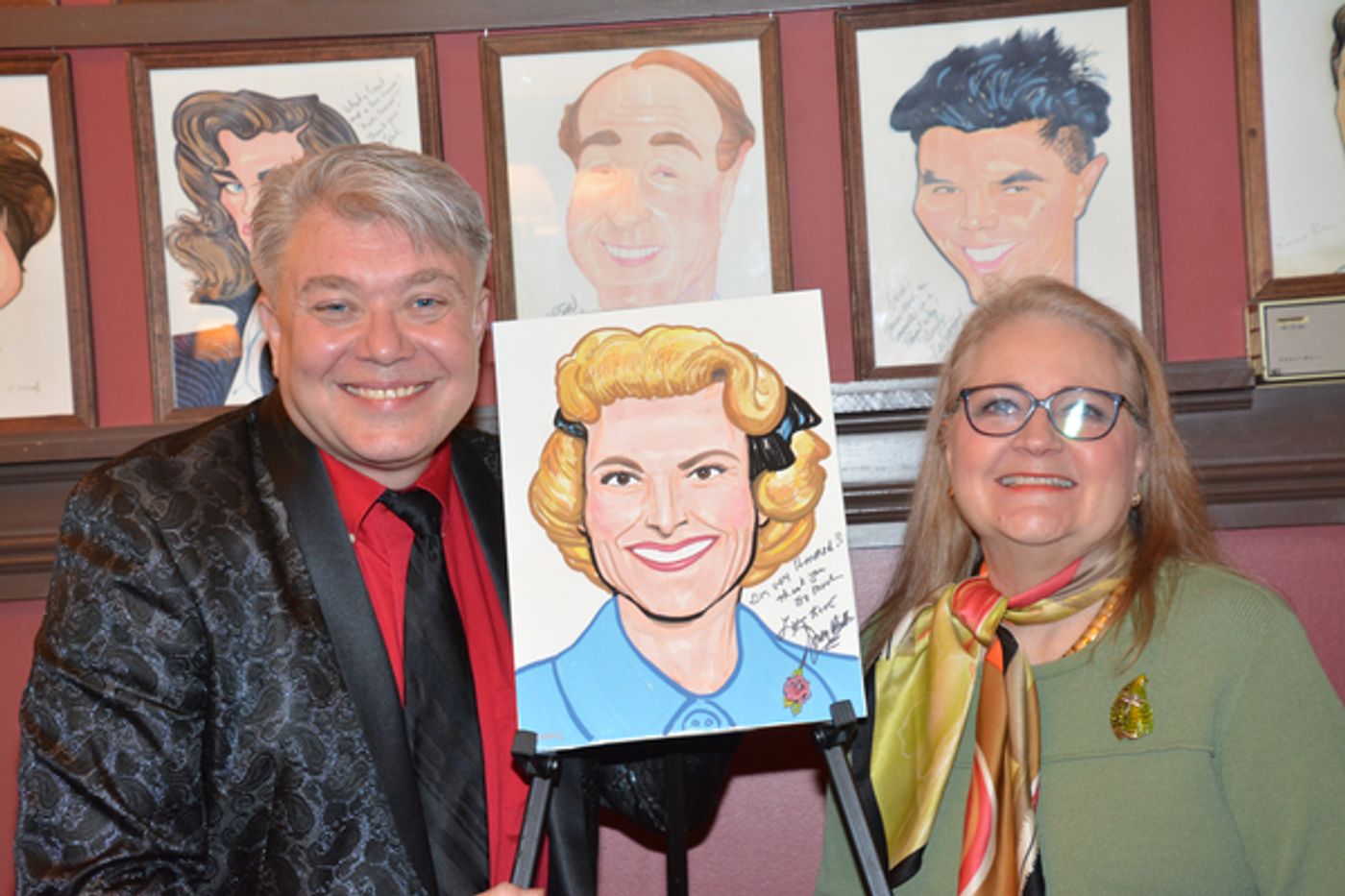 Photo Coverage: Showbiz Legend Miss Rose Marie Gets Caricature at Sardi's  Image