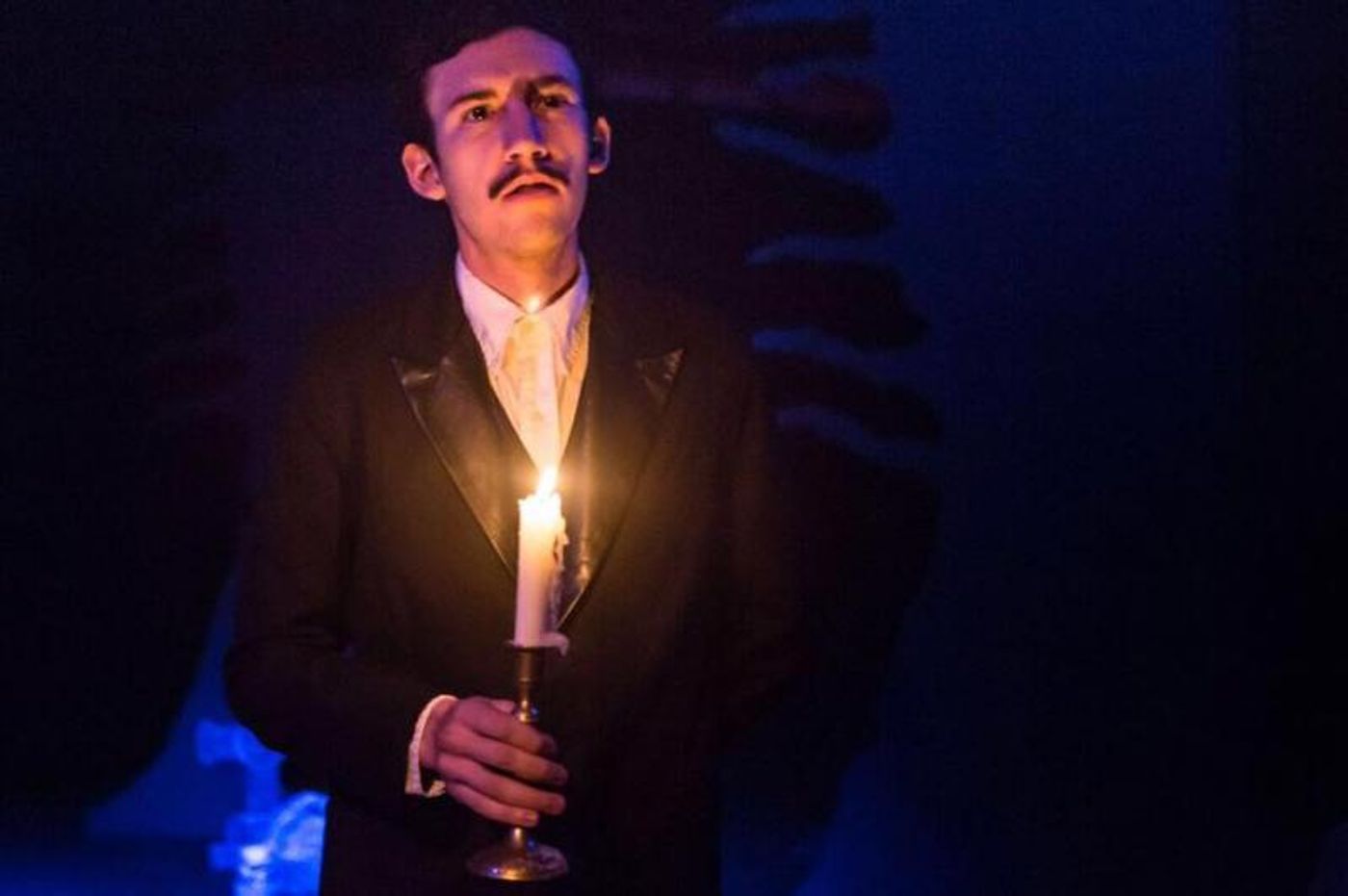 Review: MIDNIGHT DREARY Brings the Terrifying Tales of Edgar Allan Poe to Theatre Downtown.  Image