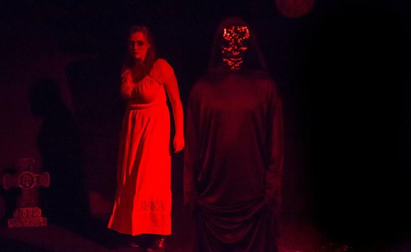 Review: MIDNIGHT DREARY Brings the Terrifying Tales of Edgar Allan Poe to Theatre Downtown.  Image