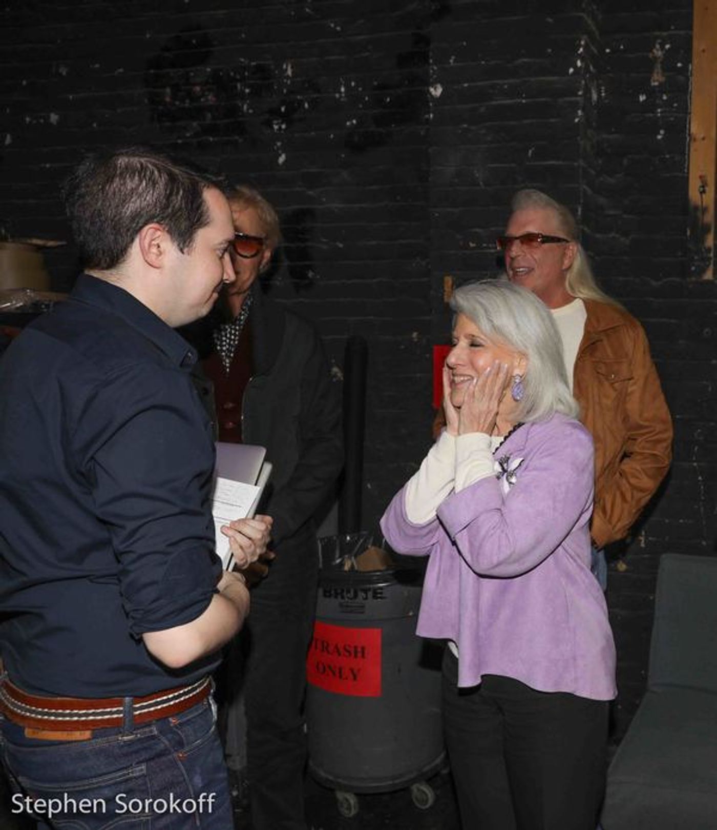 Photo Coverage: Geneva Carr & Max von Essen Visit THE PLAY THAT GOES WRONG  Image