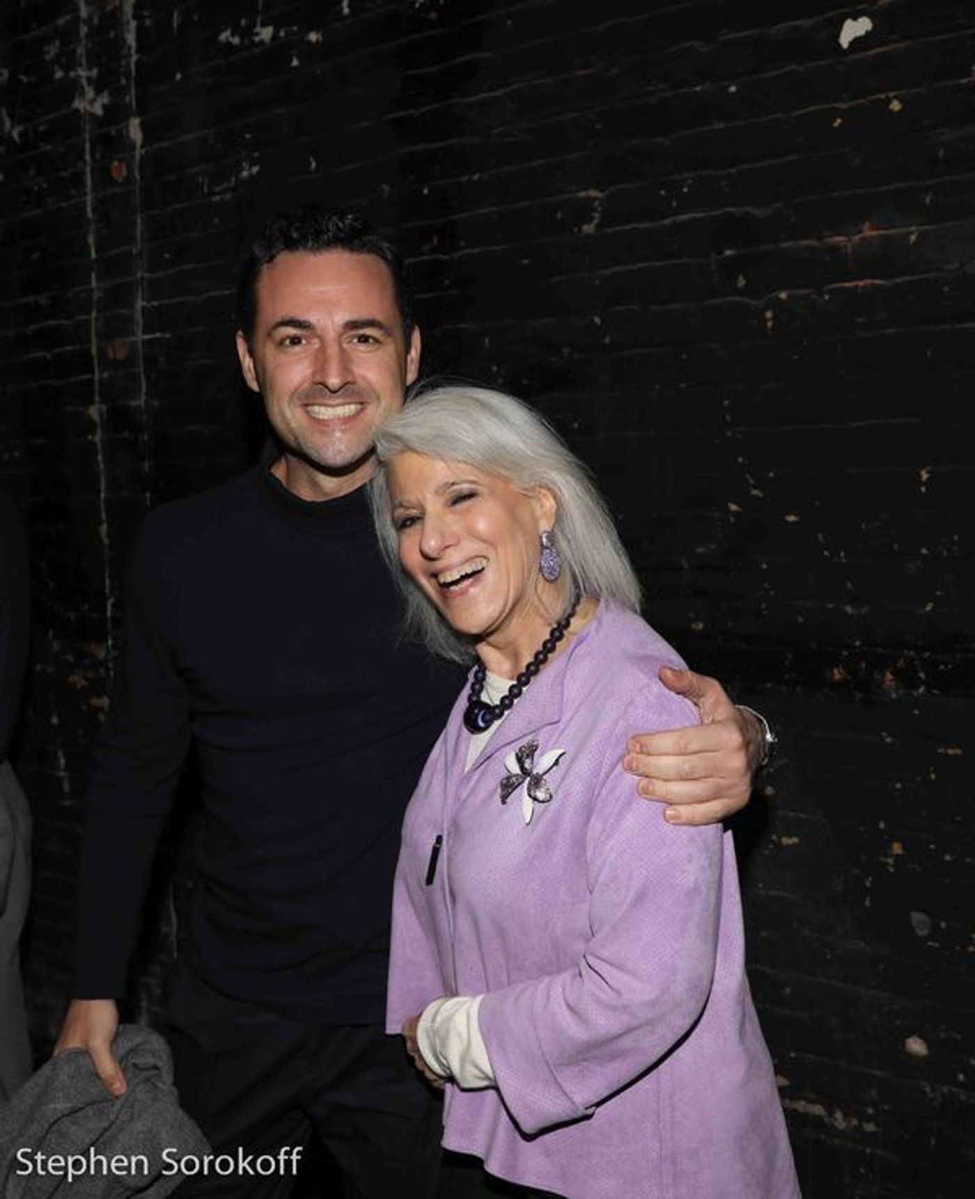 Photo Coverage: Geneva Carr & Max von Essen Visit THE PLAY THAT GOES WRONG  Image