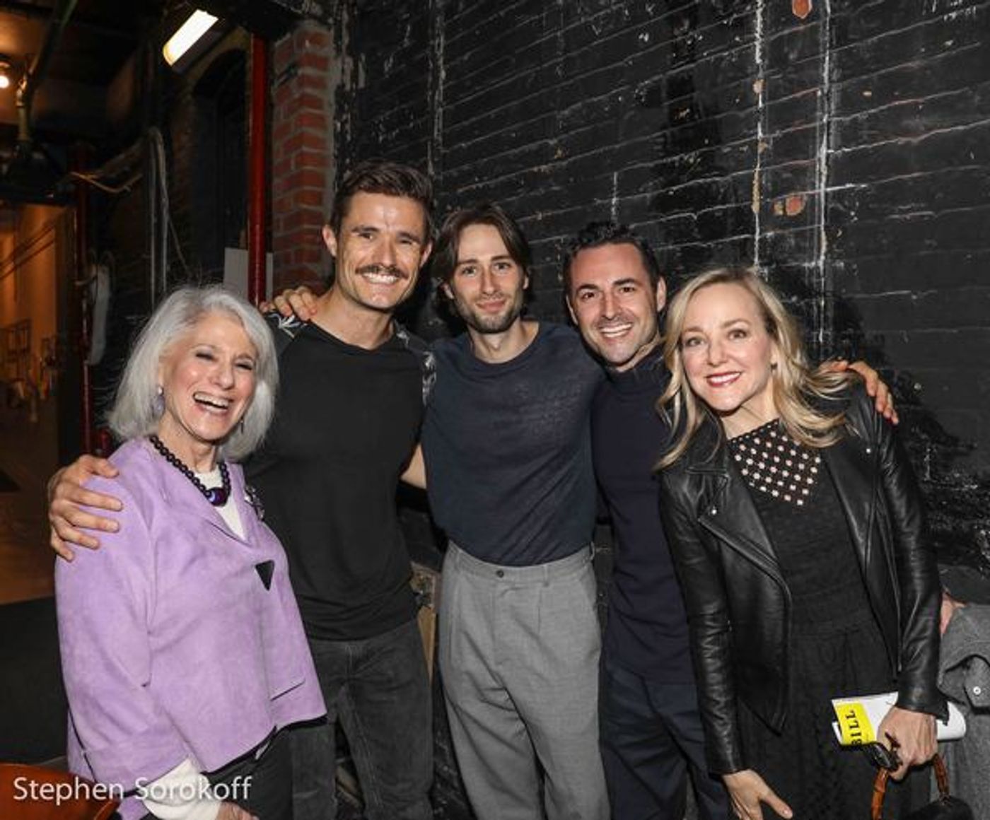 Photo Coverage: Geneva Carr & Max von Essen Visit THE PLAY THAT GOES WRONG  Image