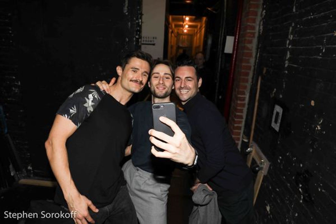 Photo Coverage: Geneva Carr & Max von Essen Visit THE PLAY THAT GOES WRONG  Image