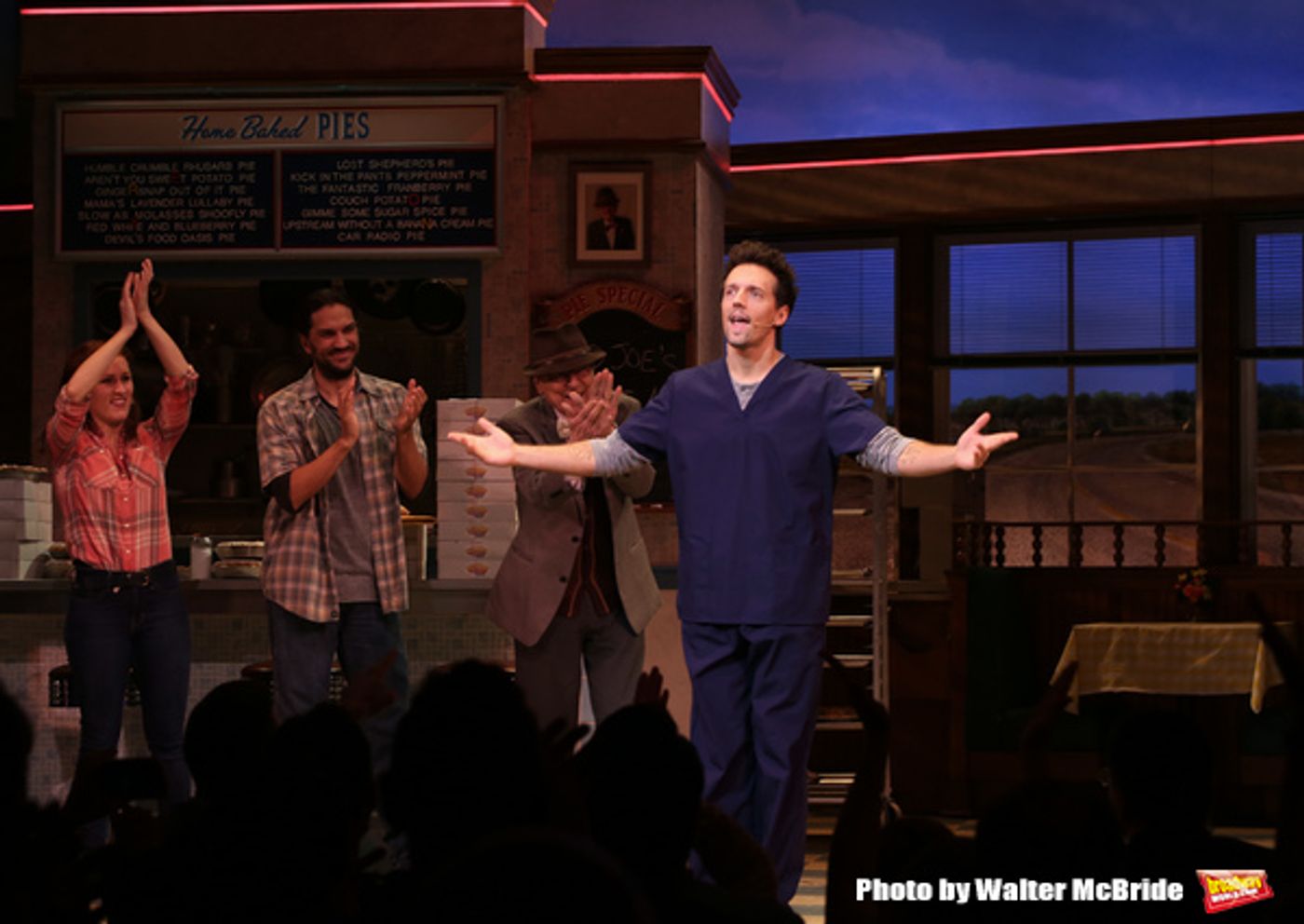 Photo Coverage: It's Amazing What Baking Can Do! Jason Mraz and David Josefsberg Open Up at WAITRESS  Image