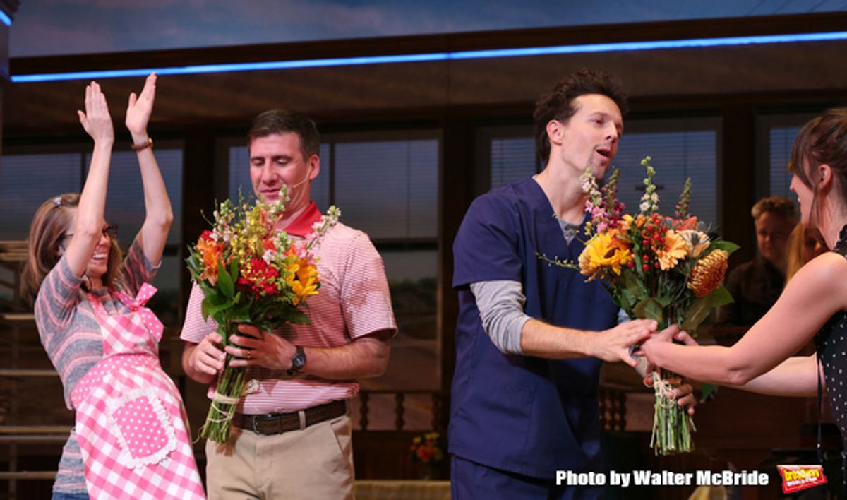 Caitlin Houlahan, David Josefsberg, Jason Mraz and Sara Bareilles  at 