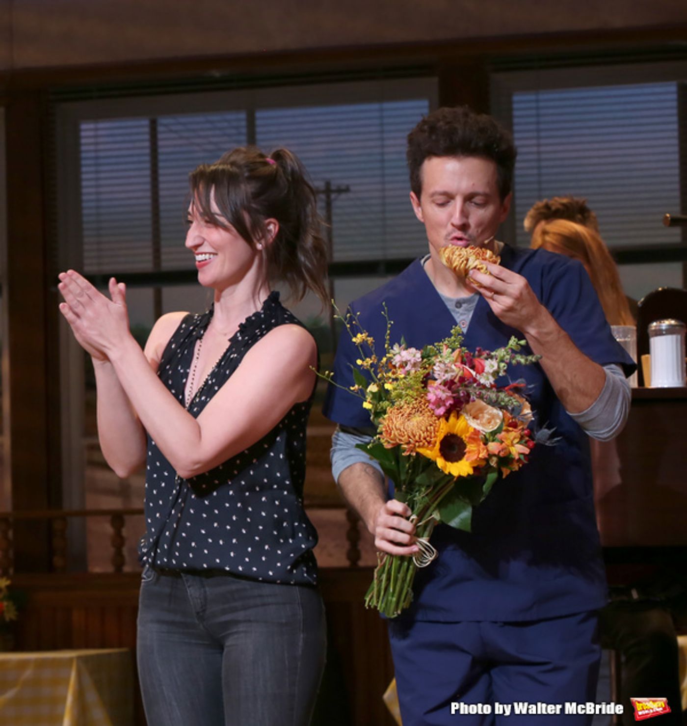 Photo Coverage: It's Amazing What Baking Can Do! Jason Mraz and David Josefsberg Open Up at WAITRESS  Image