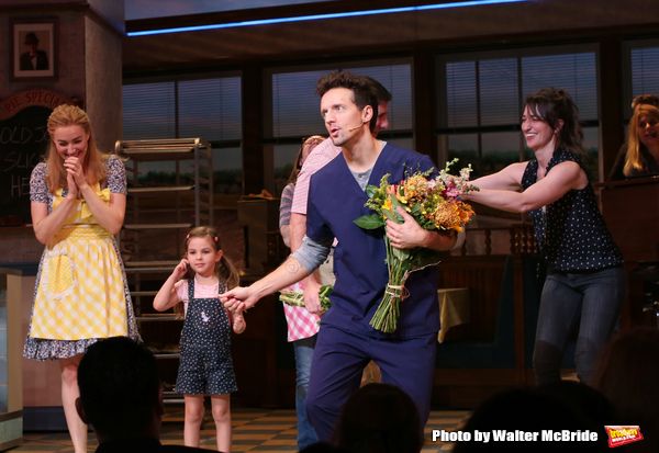 Betsy Wolfe, Victoria Collett, Sara Bareilles and Jason Mraz  Photo