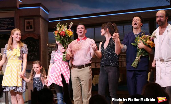 Betsy Wolfe, Victoria Collett, Caitlin Houlahan, David Josefsberg, Jason Mraz and Eri Photo