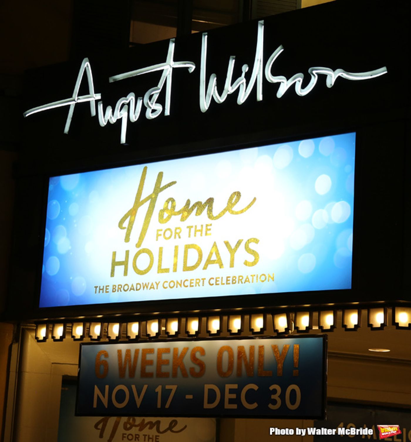 Up on the Marquee: HOME FOR THE HOLIDAYS  Image