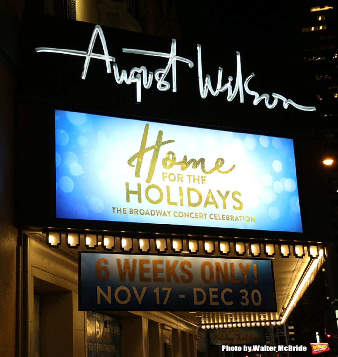 Up on the Marquee: HOME FOR THE HOLIDAYS  Image