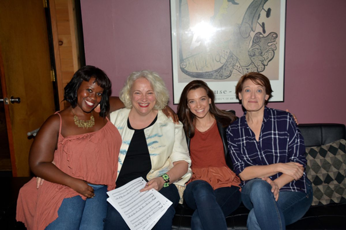 Q Smith, Astrid Van Wieren, Alex Finke and Petrina Broley at 