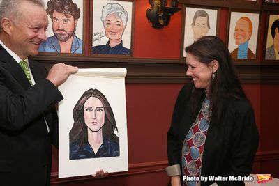 Max Klimavicius and Julie Taymor  Photo