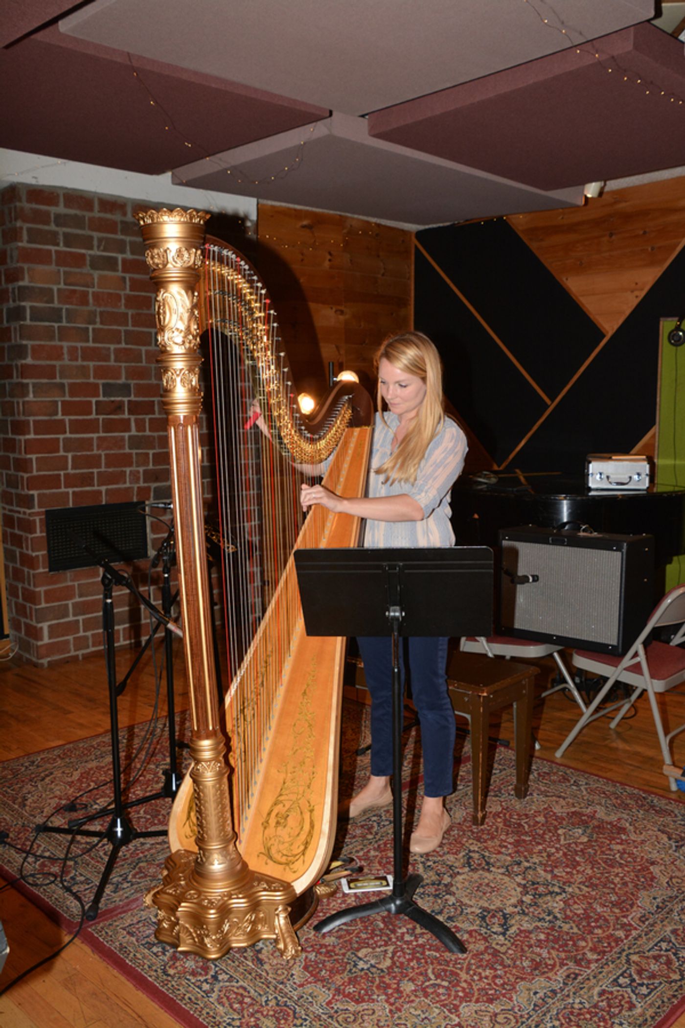 Exclusive Photo Coverage: ANASTASIA Takes a Journey to the Studio to Record CAROLS FOR A CURE Exclusive Photo Coverage: ANASTASIA Takes a Journey to the Studio to Record CAROLS FOR A CURE Image