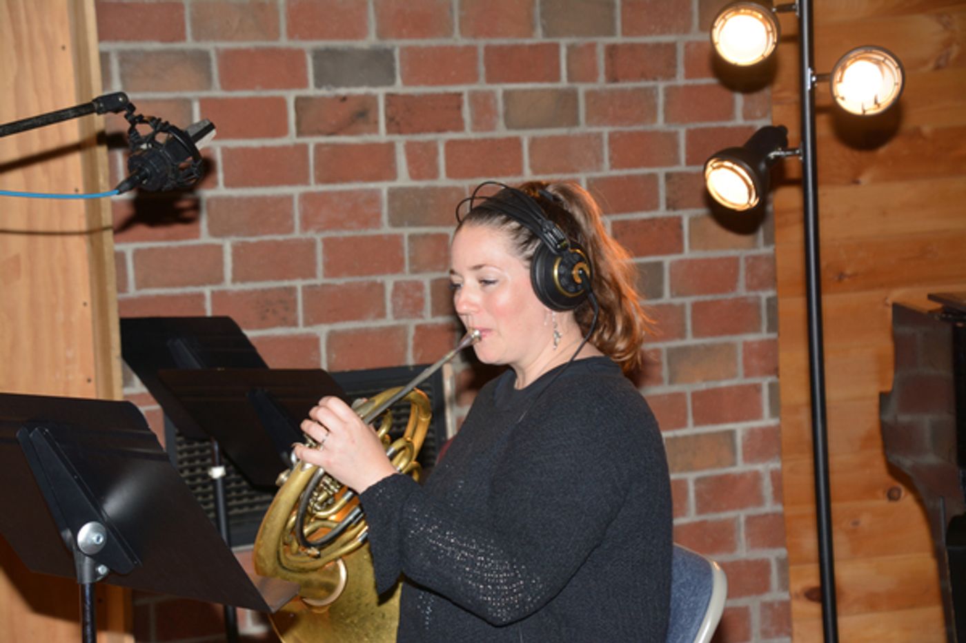 Exclusive Photo Coverage: ANASTASIA Takes a Journey to the Studio to Record CAROLS FOR A CURE Exclusive Photo Coverage: ANASTASIA Takes a Journey to the Studio to Record CAROLS FOR A CURE Image