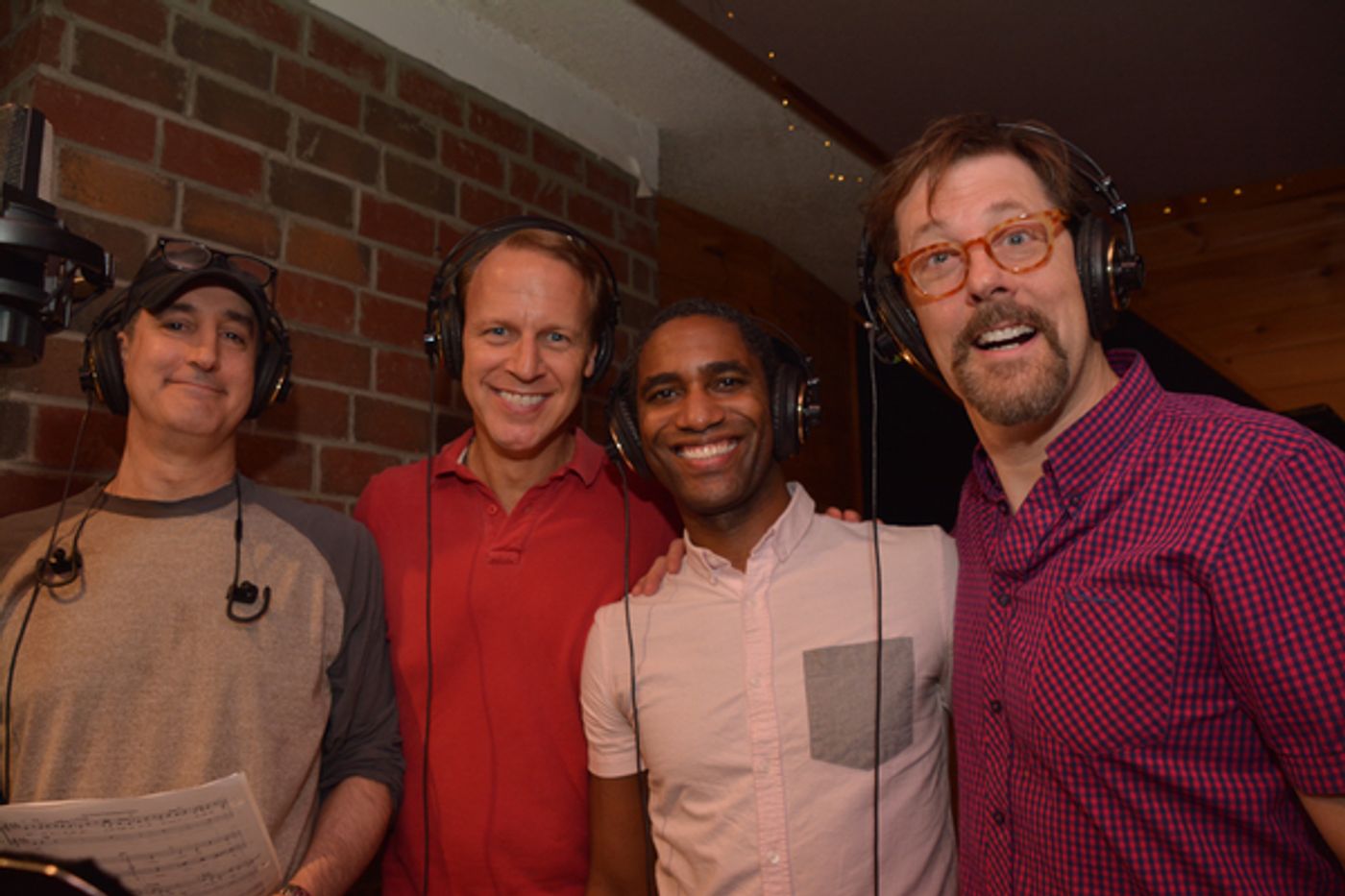 Exclusive Photo Coverage: ANASTASIA Takes a Journey to the Studio to Record CAROLS FOR A CURE Exclusive Photo Coverage: ANASTASIA Takes a Journey to the Studio to Record CAROLS FOR A CURE Image