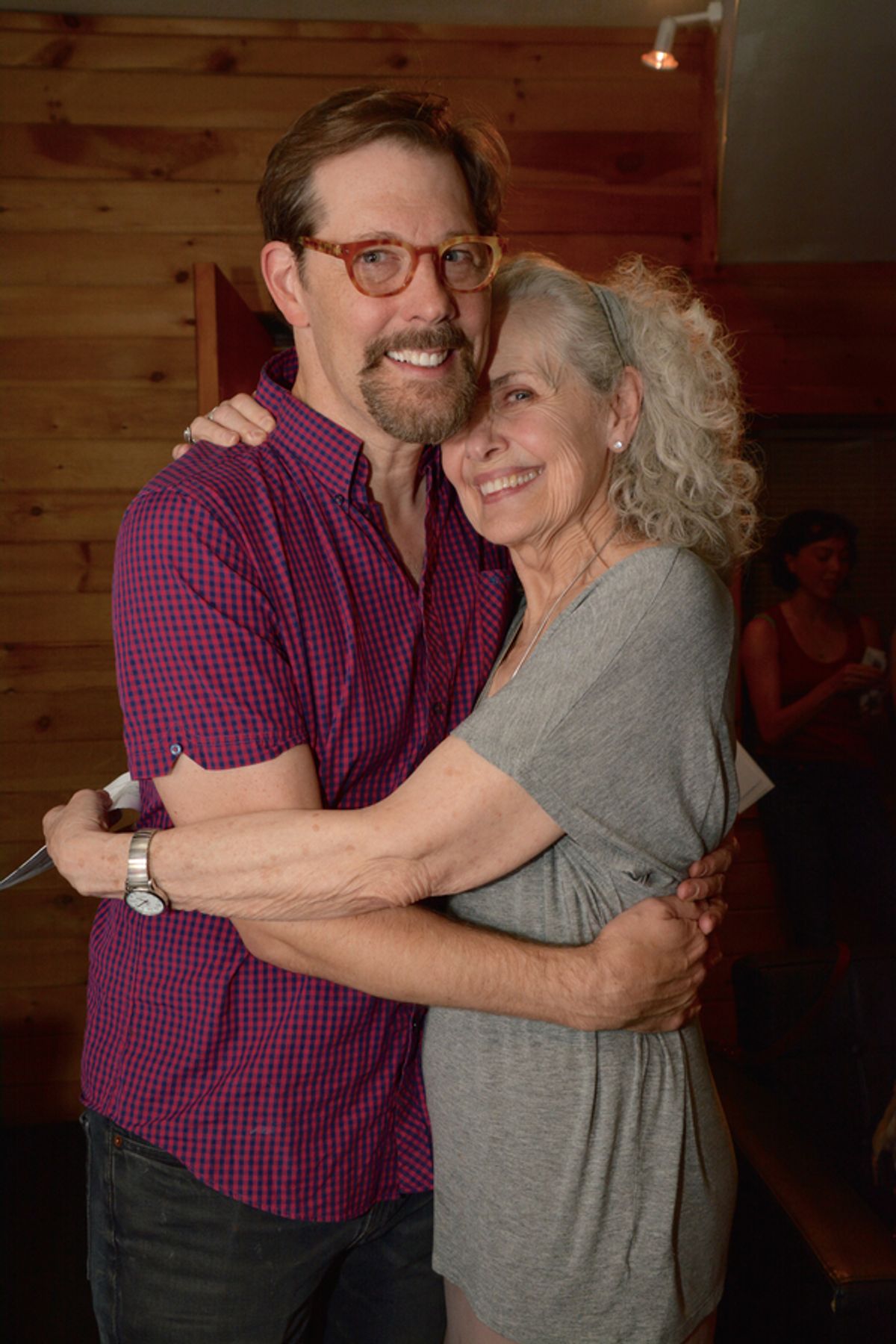 John Bolton and Mary Beth Peil at 