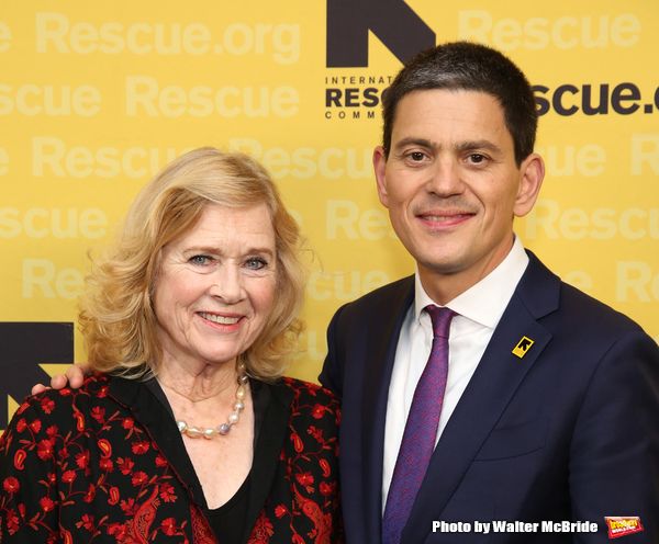 Liv Ullman and David Miliband  Photo