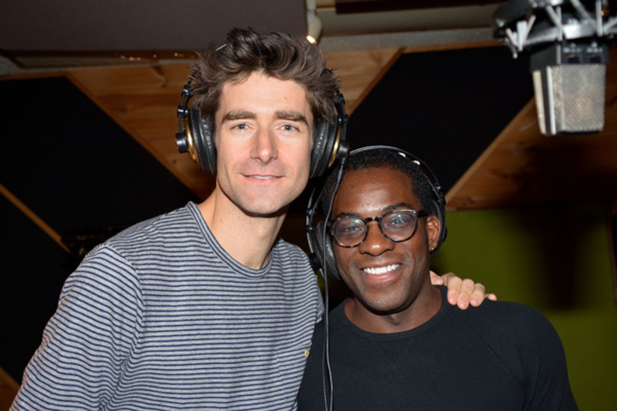 Drew Gehling and Tyrone Davis, Jr. at 