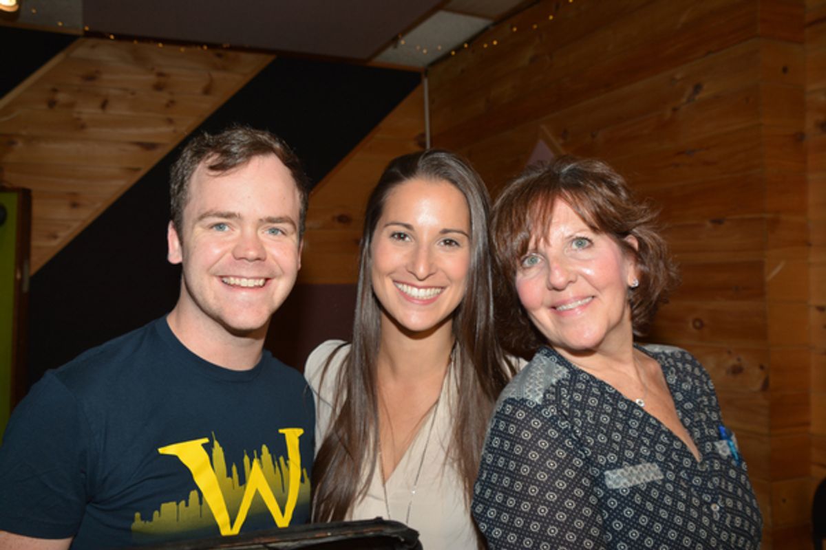 Elliott Mattox, Robin Masella and Madeline Doherty at 