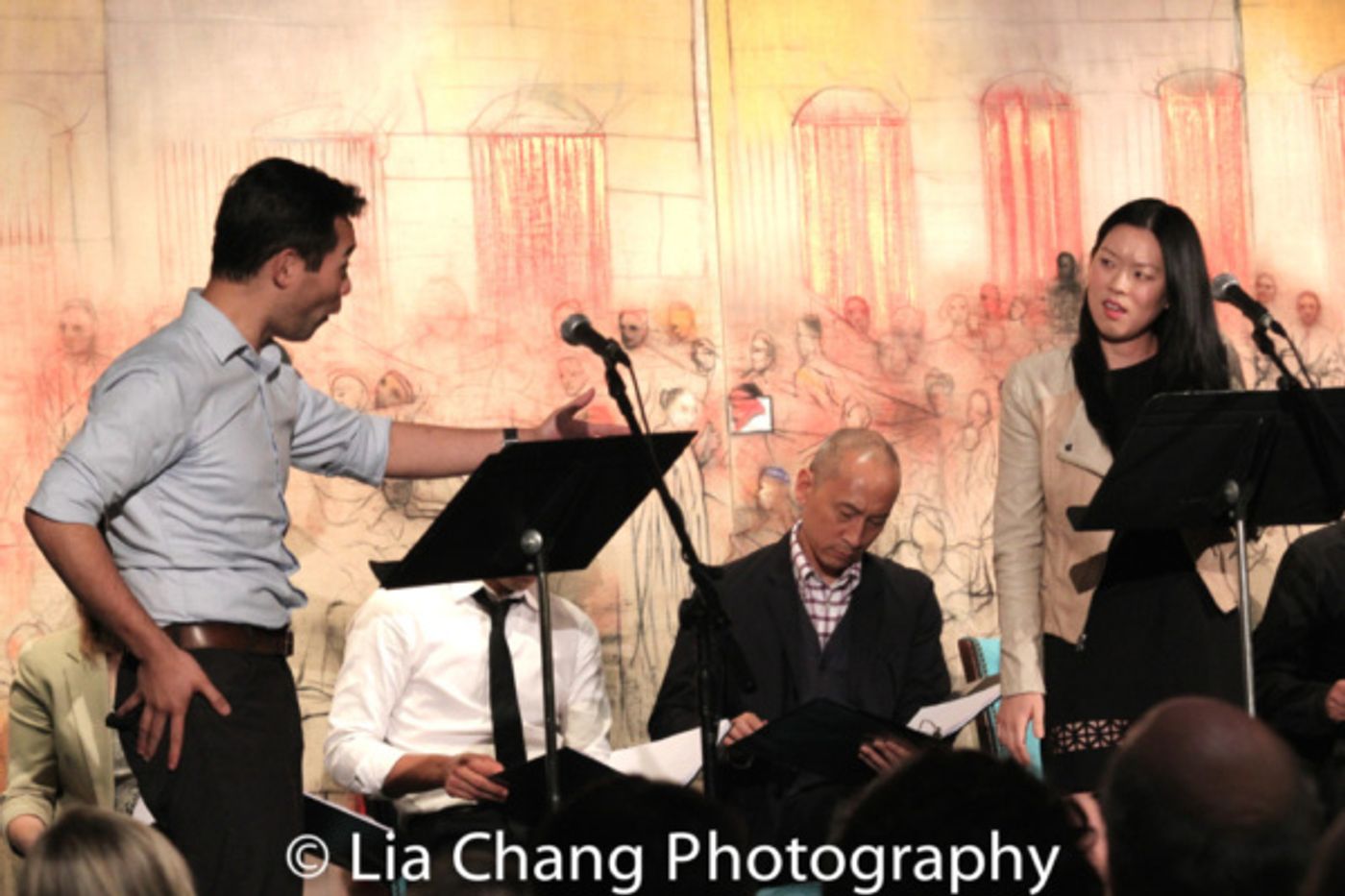 Photo Flash: David Henry Hwang Presents 2017 Kesselring Prize To Lauren Yee At National Arts Club  Image
