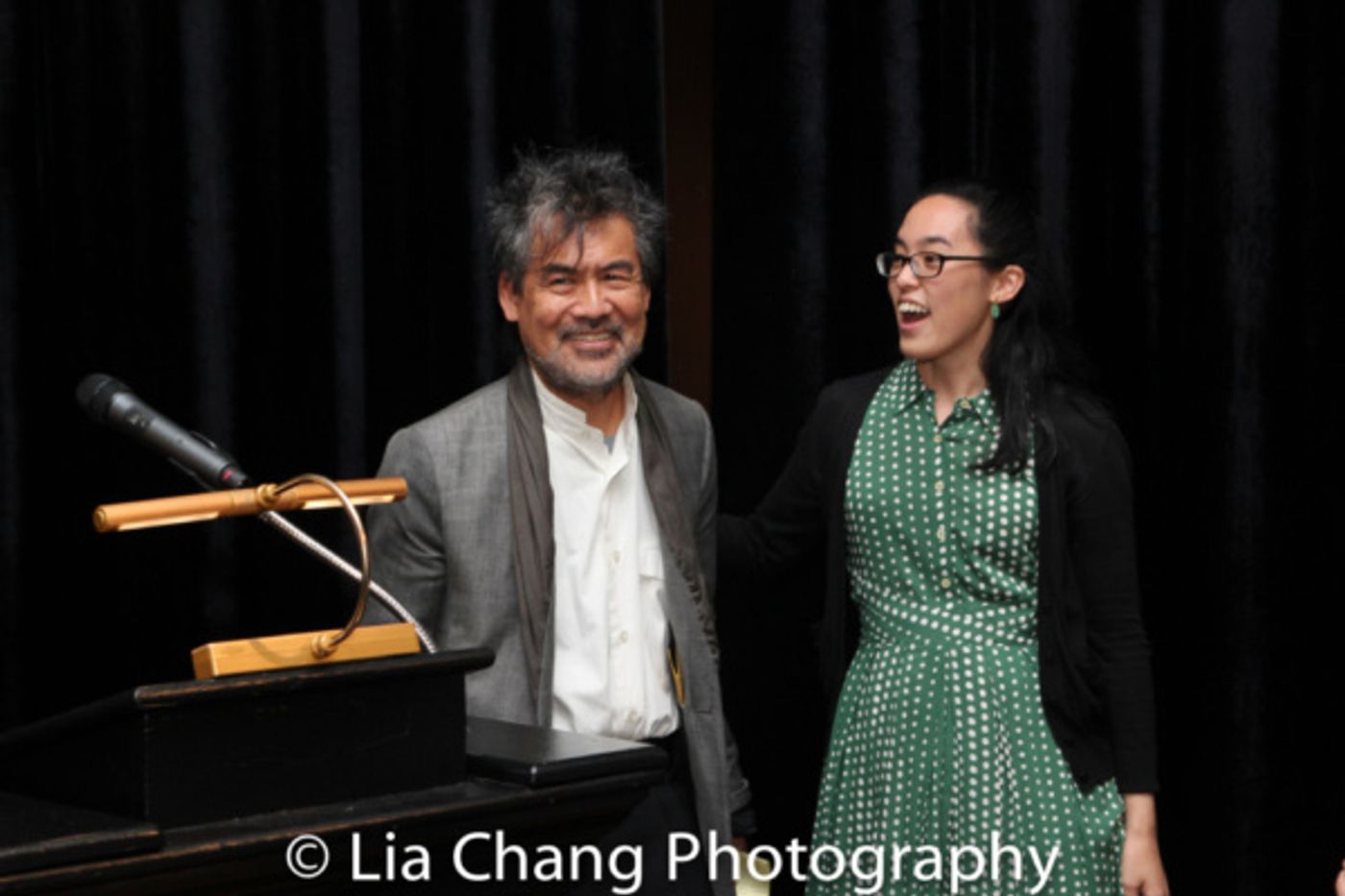 Photo Flash: David Henry Hwang Presents 2017 Kesselring Prize To Lauren Yee At National Arts Club  Image