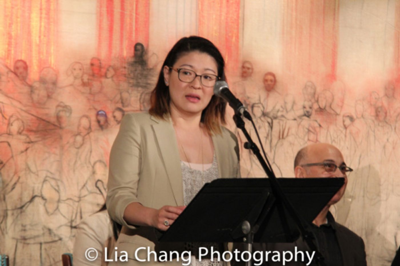 Photo Flash: David Henry Hwang Presents 2017 Kesselring Prize To Lauren Yee At National Arts Club  Image