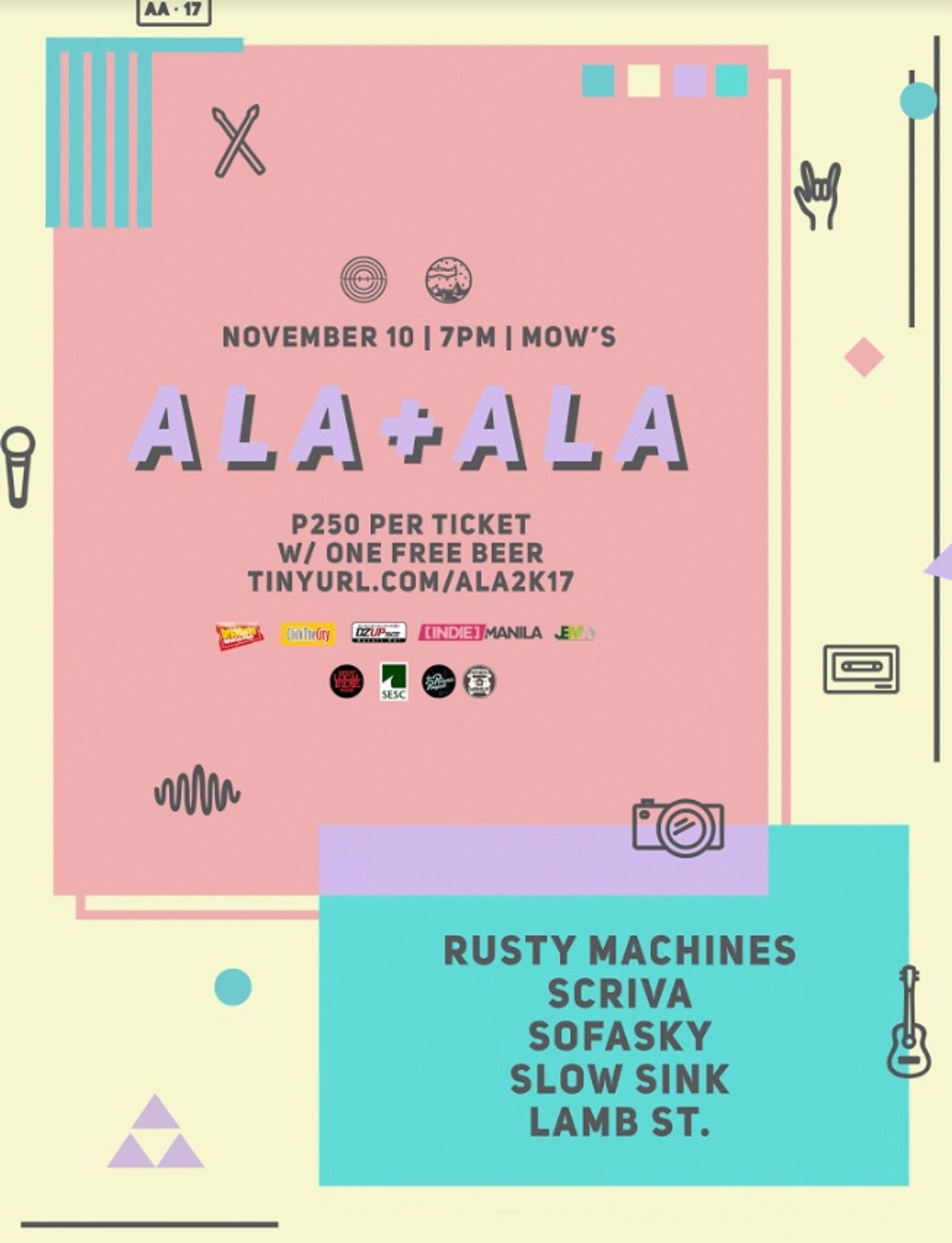 Echoes To Hold ALA+ALA Music Gig, 11/10  Image