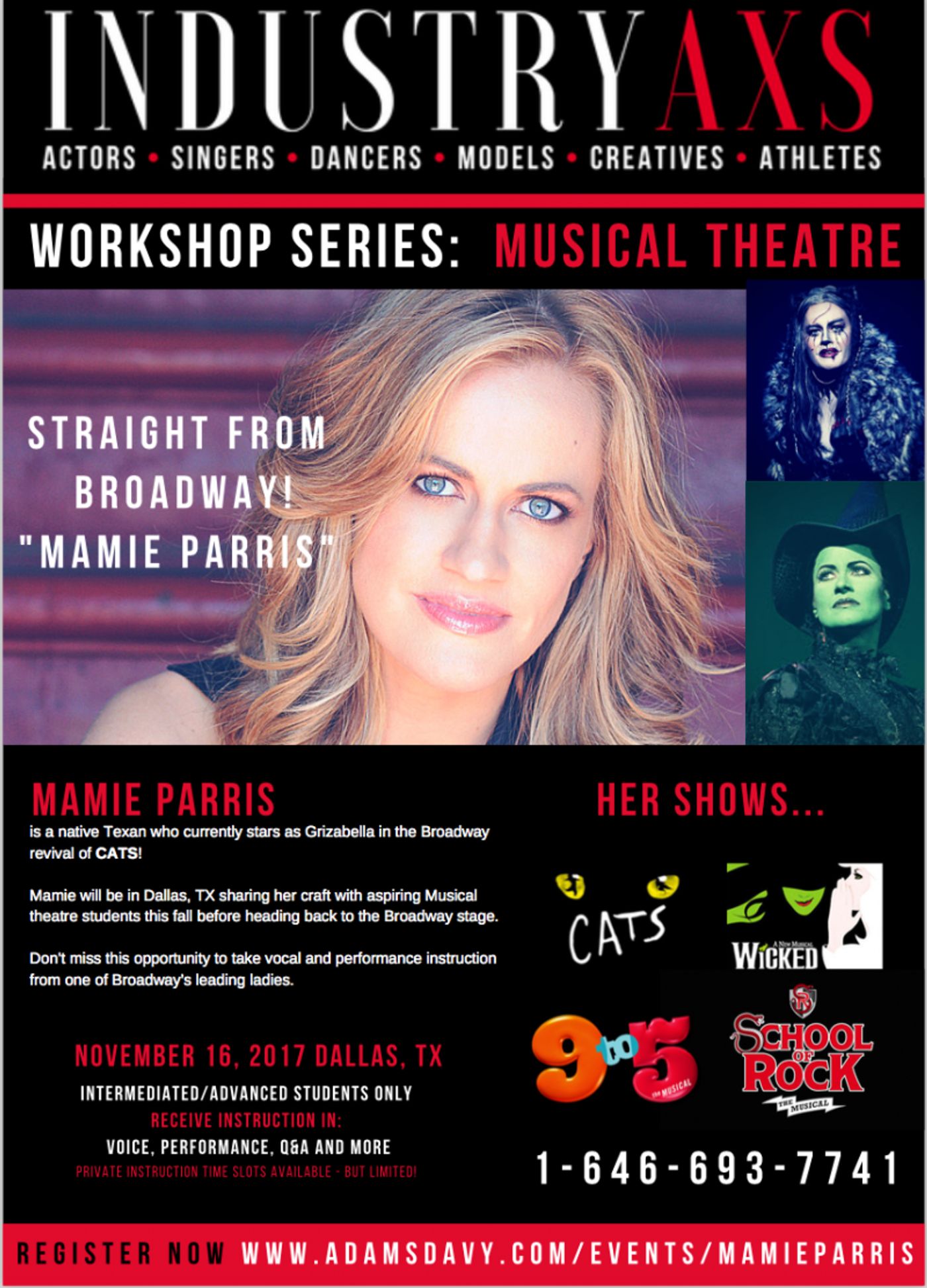 Broadway's Leading Lady Mamie Parris Inspires Thousands to Follow Their Dreams Image
