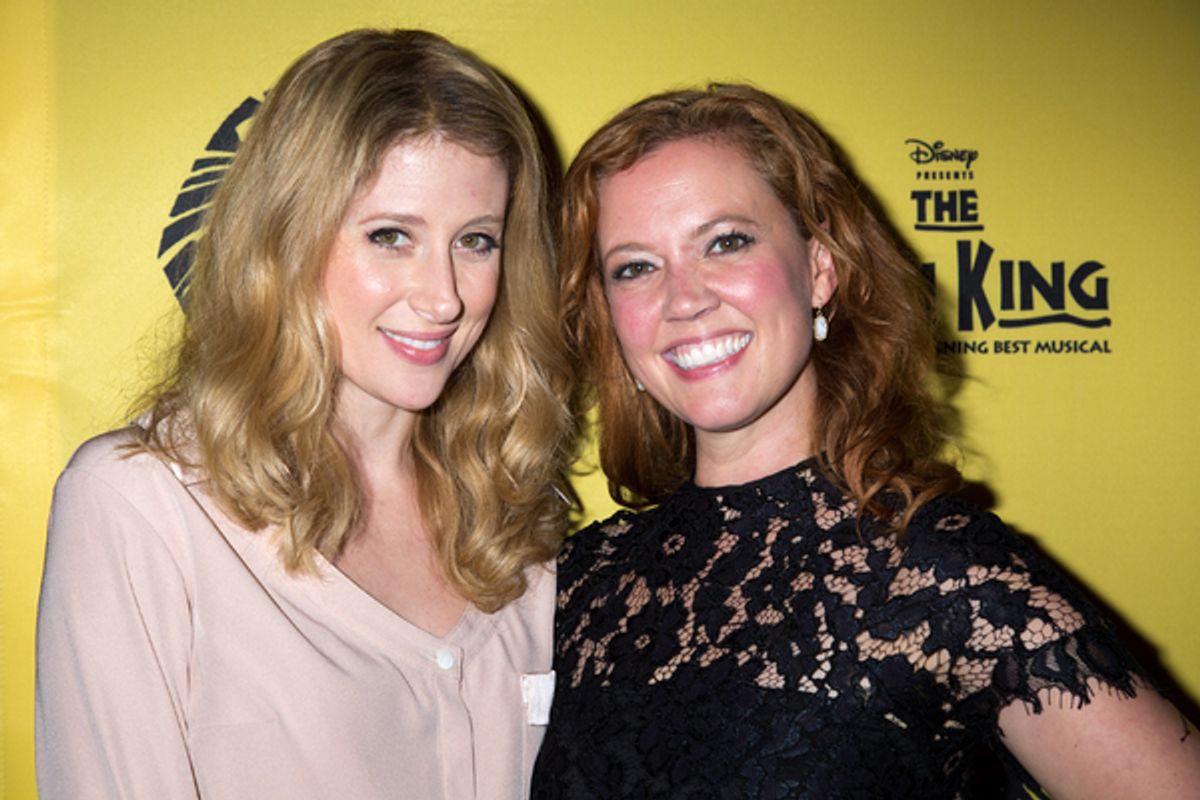 Caissie Levy, Patti Murin at 