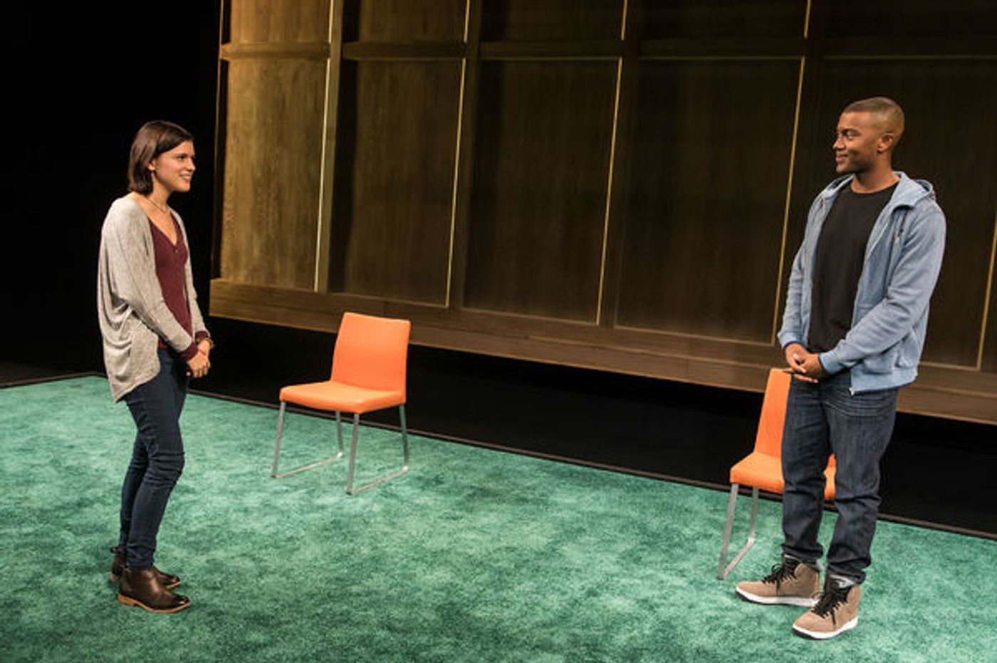 Photo Flash: First Look at Alexandra Socha and Joshua Boone in ACTUALLY Off-Broadway  Image