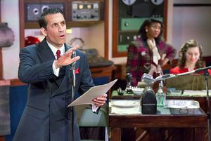 Damon Bonetti, Jessica Johnson and Tabitha Allen in IT'S A WONDERFUL LIFE: A LIVE RADIO PLAY @ BroadwayWorld Damon Bonetti, Jessica Johnson and Tabitha Allen in IT'S A WONDERFUL LIFE: A LIVE RAD Photo